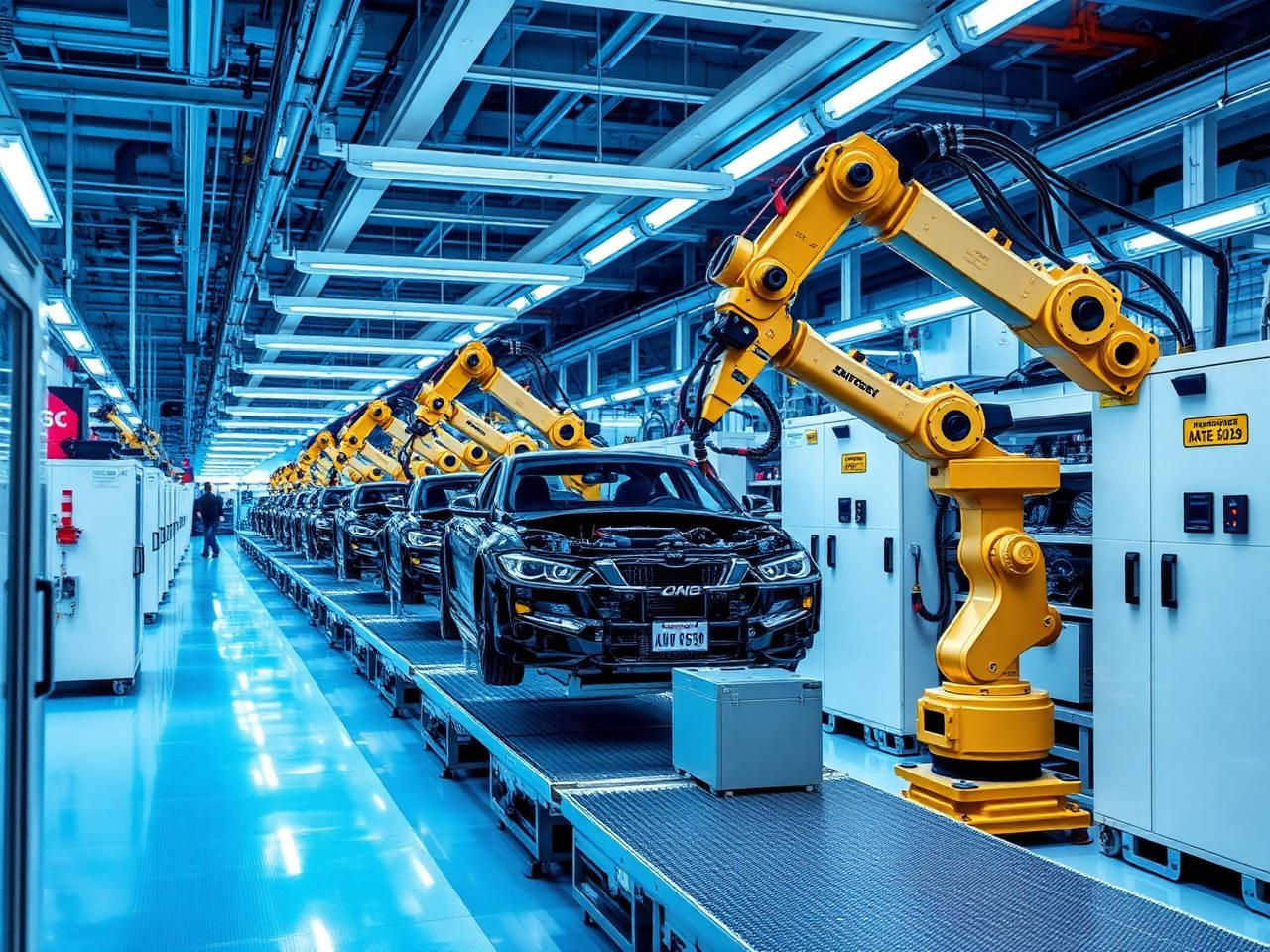 Automobilfertigung — Produktionslinie
